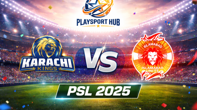 Karachi Kings vs Islamabad United PSL 2026